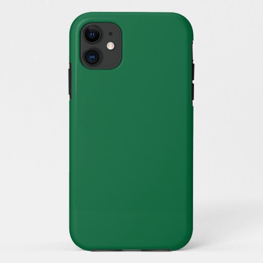 Groene iPhone Hoes Mat Minimalistisch Slank Omhuls (Achterkant)