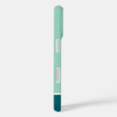 Groene iPhone Hoes met Moppekat Ontwerp (Achterkant / Rechts)
