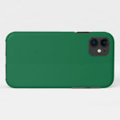 Groene iPhone Hoes Minimalistisch Effene Matte (Achterkant (horizontaal))