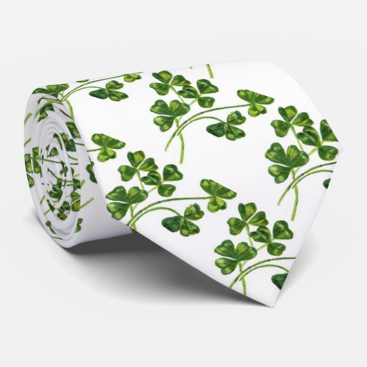 GROENE IRISH SHAMROCKS PATRICK'S DAY PARTY STROPDAS (Opgerold)