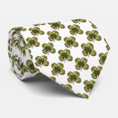 GROENE IRISH SHAMROCKS PATRICK'S DAY PARTY STROPDAS (Opgerold)