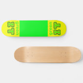 groene IT Het museum gibsphotoart Persoonlijk Skateboard (Horizontaal)