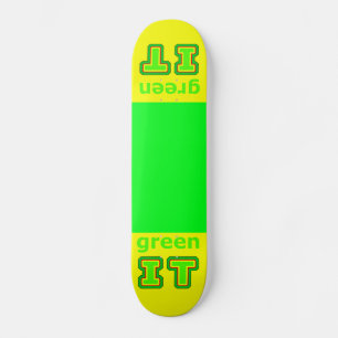 groene IT Het museum gibsphotoart Persoonlijk Skateboard