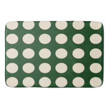 Groene Ivoorkleur Polka Dot