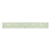 Groene Ivy Floral Botanical Grosgrain Ribbon Grosgrain Lint (Voorkant)