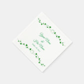 Groene Ivy Hart Vine Thunder_Cove Servet (Hoek)