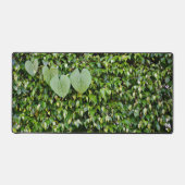 Groene Ivy hartvorm laat natuurlijke fotografisch Bureaumat (Voorkant)
