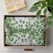 Groene Ivy met Monogrammed Name Tissuepapier (Geschenk)
