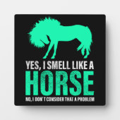Groene ja, ik ruik als een paard fotoplaat (Voorkant)