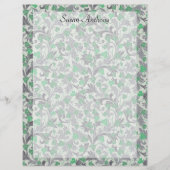 groene jachtwijnen die groeien op het papier van  (Voorkant)