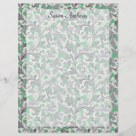  groene jachtwijnen die groeien op het papier van  (Voorkant)