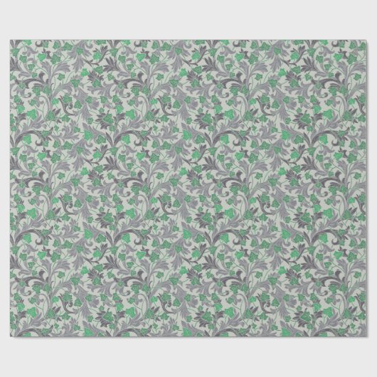  groene jachtwijnen die op Trellis groeien Cadeaupapier (Vlak)