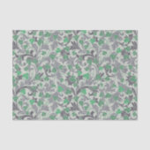 groene jachtwijnen die op Trellis groeien Tissuepapier (Voorkant)