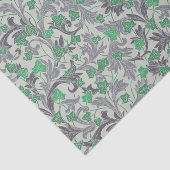  groene jachtwijnen die op Trellis groeien Tissuepapier (Detail)