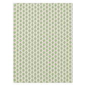 Groene Jade-boombladeren op lichtbeige Tafelkleed (Voorkant)