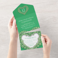 Groene jade huwelijksjubileum 12e of 35e feestje