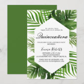 Groene Jager Groene Quinceañera  Kaart (Voorkant / Achterkant)