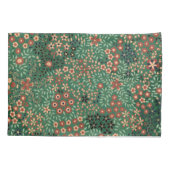 Groene Japanse bloem achtergrond traditionele flor Kussensloop (Achterkant)