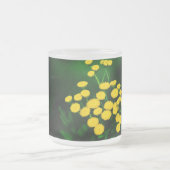 Groene jas met gouden Buttonnen Matglas Koffiemok (Center)