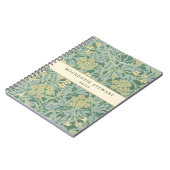 Groene Jasmine Botanische Patroon Notitieboek (Linkerzijde)