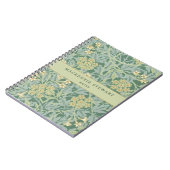 Groene Jasmine Botanische Patroon Notitieboek (Linkerzijde)