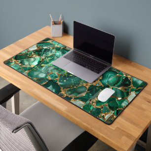 Groene Jasper & Gouden Bureaumat