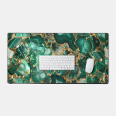 Groene Jasper & Gouden Bureaumat (Keyboard & Muis)