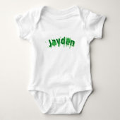 Groene Jayden Naam, Romper (Voorkant)