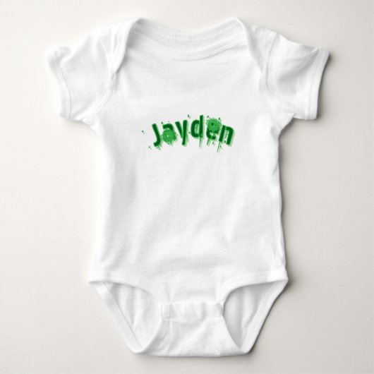 Groene Jayden Naam, Romper (Voorkant)