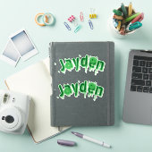 Groene Jayden Naam, Sticker (iPad Cover)