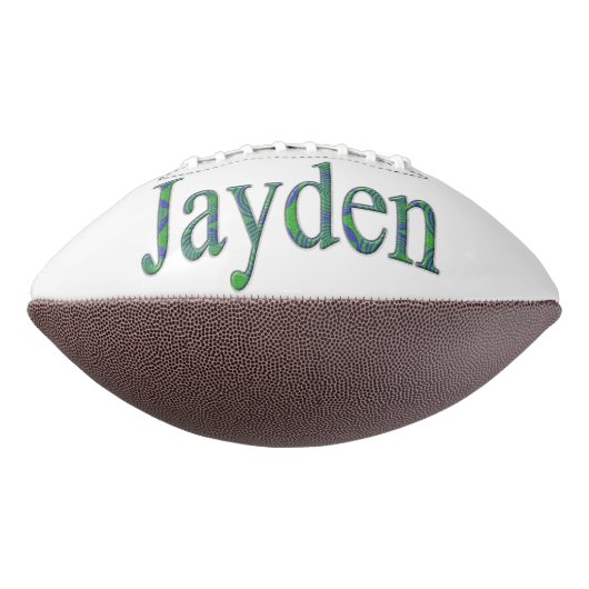 Groene Jayden naam, Voetbal American Football (Gedraaid 90)