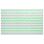 Groene Jezus Vis Stof (Yard (91,4 cm))