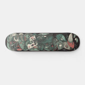 Groene Joker Monster Videogame Persoonlijk Skateboard (Horizontaal)