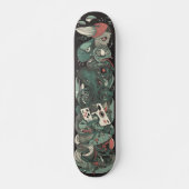 Groene Joker Monster Videogame Persoonlijk Skateboard (Voorkant)