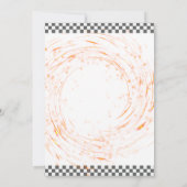 groene jongen auto's Race Auto twee snelle 2e verj Kaart (Achterkant)