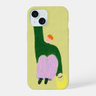 Groene jongen iPhone 15 case