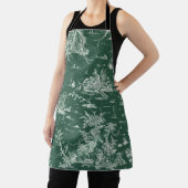 Groene Jouy-doek Schort (Insitu)