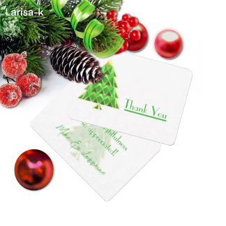 Groene Joyoux Noel bedankkaart