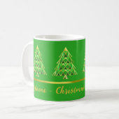 Groene Joyoux Noel Christmas Coffee Mok (Voorkant links)