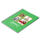 Groene Joyoux Noel fotoboek Notitieboek (Linkerzijde)