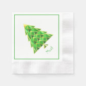 Groene Joyoux Noel Papier servet (Voorkant)