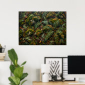 Groene Jungleblad-kunstposter Poster (Thuiskantoor)