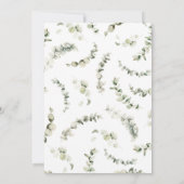 Groene jurk Boho baby shower Kaart (Achterkant)