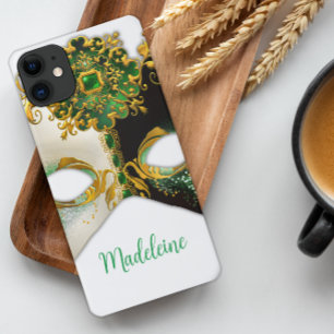 Groene Juwelen en Smaragden Venetiaanse Carnaval M Case-Mate iPhone Case