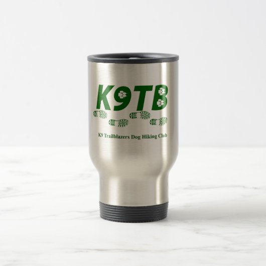 Groene K9TB-Logo reismuis Reisbeker (Center)