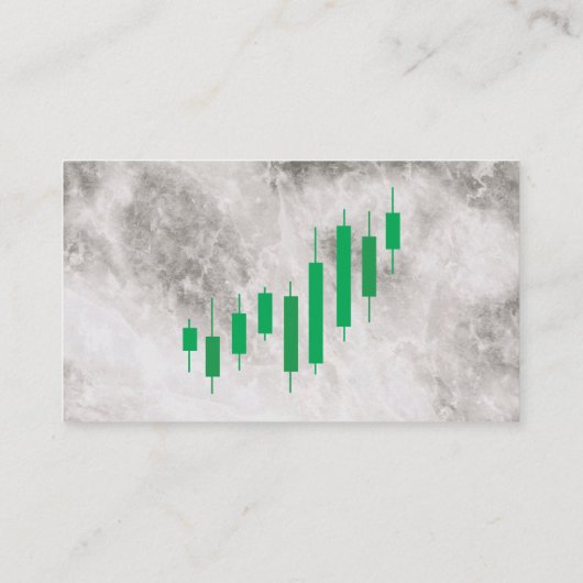 Groene Kaarsenhouders | Marmer Visitekaartje (Achterkant)