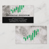 Groene Kaarsenhouders | Marmer Visitekaartje (Voorkant / Achterkant)