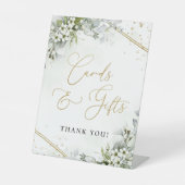 Groene Kaarten en Cadeaus Feestbord Reclamebord Met Voetstuk (Voorkant)