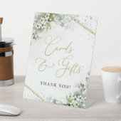 Groene Kaarten en Cadeaus Feestbord Reclamebord Met Voetstuk (Insitu)