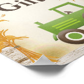 Groene Kaarten van de Traceur en het Teken van het Poster (Hoek)